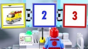 'LEGO Spiderman Experimental Cars, Trucks, Pizza Monster Truck | LEGO Videos for Kids | Billy Bricks'