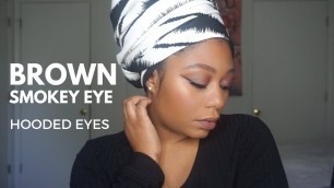 'Teal Brown Spring Smokey Eye (Hooded Eyes) + BH Cosmetics Foil Pallete'