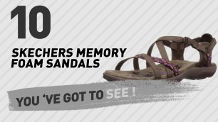 'Skechers Memory Foam Sandals // Popular Searches 2017'