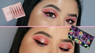 'Urban Decay Electric | 1 Palette Makeup Tutorial + KKW x Kylie Cosmetics'