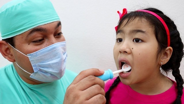'The Dentist Song | Jannie Pretend Play Nursery Rhymes Sing-Along Kids Songs'