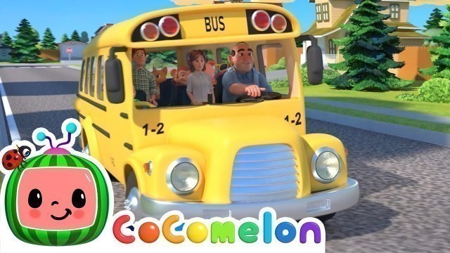'The Wheels On the Bus Go Rounds and Round | @Cocomelon - Nursery Rhymes | Kids Karaoke Mix!'