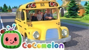 'The Wheels On the Bus Go Rounds and Round | @Cocomelon - Nursery Rhymes  | Kids Karaoke Mix!'