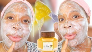 'I tried Farmacy Honey Potion! Hydrating Face Mask!  FARMACY Skincare HONEY Potion MASK!'