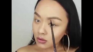 'Ruby Cosmetics brows, eyes, and lips tutorial by MasnaX'