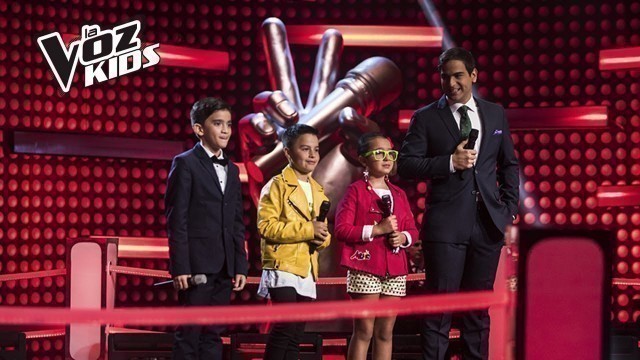 'Jorge, Monserrat y Juanse cantaron en la Súper Batalla de Yatra | La Voz Kids Colombia 2018'