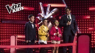 'Jorge, Monserrat y Juanse cantaron en la Súper Batalla de Yatra | La Voz Kids Colombia 2018'
