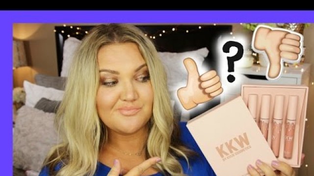 'KKW x KYLIE COSMETICS LIQUID LIP CREMES | ARE THEY WORTH IT?'