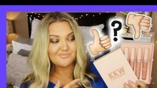 'KKW x KYLIE COSMETICS LIQUID LIP CREMES | ARE THEY WORTH IT?'