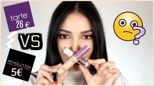 'CRASH TEST⎮Concealer Tarte 26€ VS Revolution Makeup 5€ !'