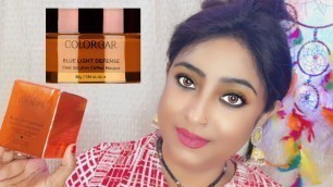 'Colorbar clear solution coffee masque/ blue light defense/ review & demo'