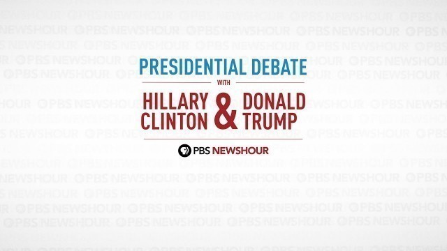'Watch the final 2016 presidential debate between Hillary Clinton and Donald Trump'