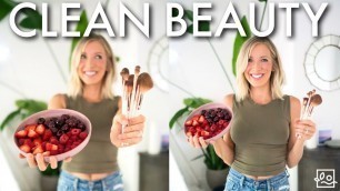 'My Clean Beauty, Skincare & Natural Makeup Routine | Vegan & Cruelty-Free'