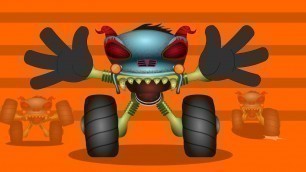 'Haunted House Monster Truck | If You\'re Happy And You Know It | Video For Kids'