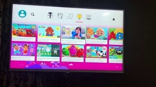 'YouTube Kids for Android TV - Download, install, setup and apply privacy / parental control'