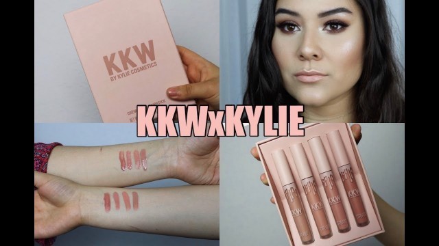'KKW KYLIE COSMETICS REVIEW & SWATCHES | With My Sister'