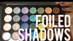 'BH Cosmetics Foil Shadows Swatches & Review + More | Kristina Sanchez'