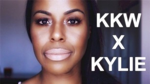 'KKW x Kylie Cosmetics Créme Liquid Lipstick Swatch & Review Video I ByBare'