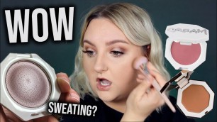 'WOW!! TESTING THE *NEW* FENTY BEAUTY CHEEKS OUT CREAM PRODUCTS'