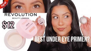 'NEXT VIRAL PRODUCT? MAKEUP REVOLUTION REHAB LINE FIX UNDER EYE PRIMER + WEAR TEST | MagdalineJanet'