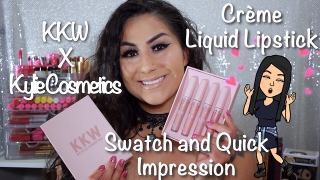 'Kylie Cosmetics X KKW| Swatches'