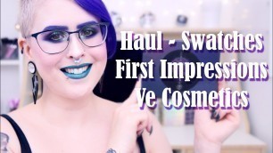 'Haul + Swatches + First Impressions │Ve Cosmetics│I Put A Spell On You Palette│MakeupByAnnki'