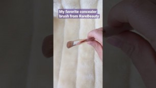 'My FAVORITE Liquid Touch Concealer Brush from rare beauty. Cruelty-Free + Vegan makeup brush #shorts'