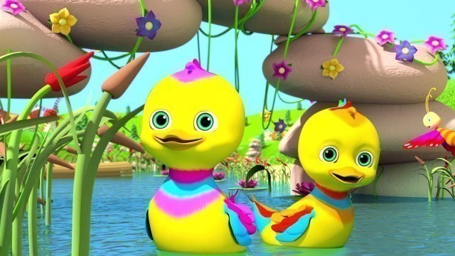 'Five Little Ducks | Best Sing - Along Songs & Nursery Rhymes | Cartoons for Kids - Little Treehouse'
