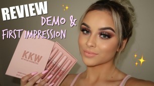 'KKW X KYLIE COSMETICS REVIEW | Aidette Cancino'
