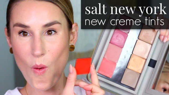 'SALT NEW YORK CREME TINT PRO | Vegan, Clean, Professional Makeup | GRWM + Swatches'