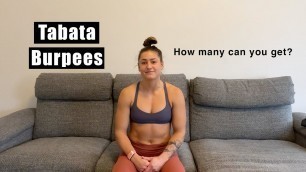 'Day 14 | Home Tabata Workout - TABATA BURPEES'