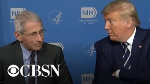 'Trump and Dr. Anthony Fauci speak at NIH on coronavirus'