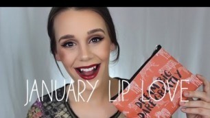 'January Lip Love Unbagging | Vegan Cosmetics Subscription Service'