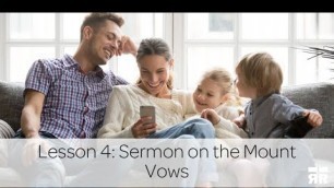 'River Ridge Kids Sermon on the Mount: Vows'