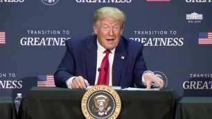 'President Trump Participates in a Roundtable on Transition to Greatness'