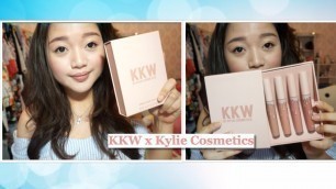 '~SWATCHES & REVIEW~ KKW x Kylie Cosmetics'