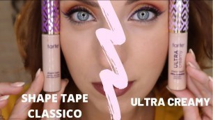 'Differenze tra SHAPE TAPE e ULTRA CREAMY di Tarte | Simona Nappi MUA'