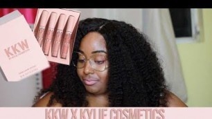 'KKW x Kylie Cosmetics Creme Lip Collection'