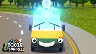 'Here Comes Amber the Ambulance｜Gecko\'s Garage｜Children\'s Music｜Trucks For Kids｜Gecko\'s Songs'