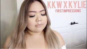 'FIRST IMPRESSIONS AND SWATCHES: KKW x KYLIE COSMETICS | Ajay Neyra'