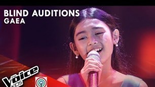 'Gaea Salipot - Ngayon at Kailanman | Blind Auditions | The Voice Kids Philippines Season 4'