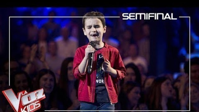 'Daniel García canta \'El Mundo\' | Semifinal | La Voz Kids Antena 3 2019'