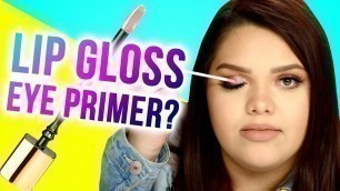 'DIY LIP GLOSS EYE PRIMER?! Makeup Mythbusters w/ Karina Garcia & MayraTouchOfGlam'