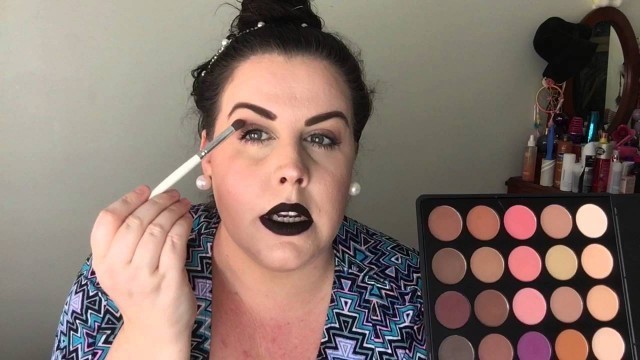 'Eye look using the morphe 35N palette & bh cosmetics foil eyes palette'