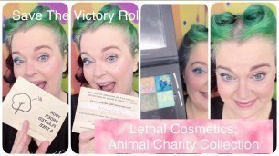 'Testing out the Lethal Cosmetics Animal Charity Collection. 4 Marbled shades'