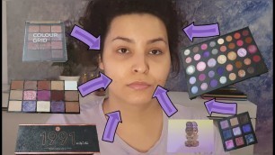 '6 Lila Lidschatten Looks |Revolution|BH Cosmetics|Morphe|Lethal Cosmetics|Juvias Place usw. Deutsch'