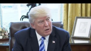 'Pres. Trump addressed the decision to pull GOP health care bill: \"Let\'s let Obamacare go for awhi…'