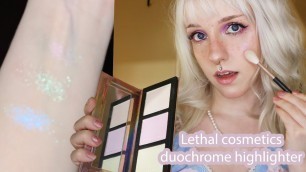 'Lethal Cosmetics Duochrome highlighter review!'