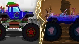 'Good and Evil | Jeep Monster Truck | Kids Video'
