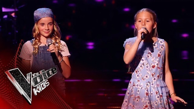'Holly & Emily Performs ’Someone Out There\' | Blind Auditions | The Voice Kids UK 2019'